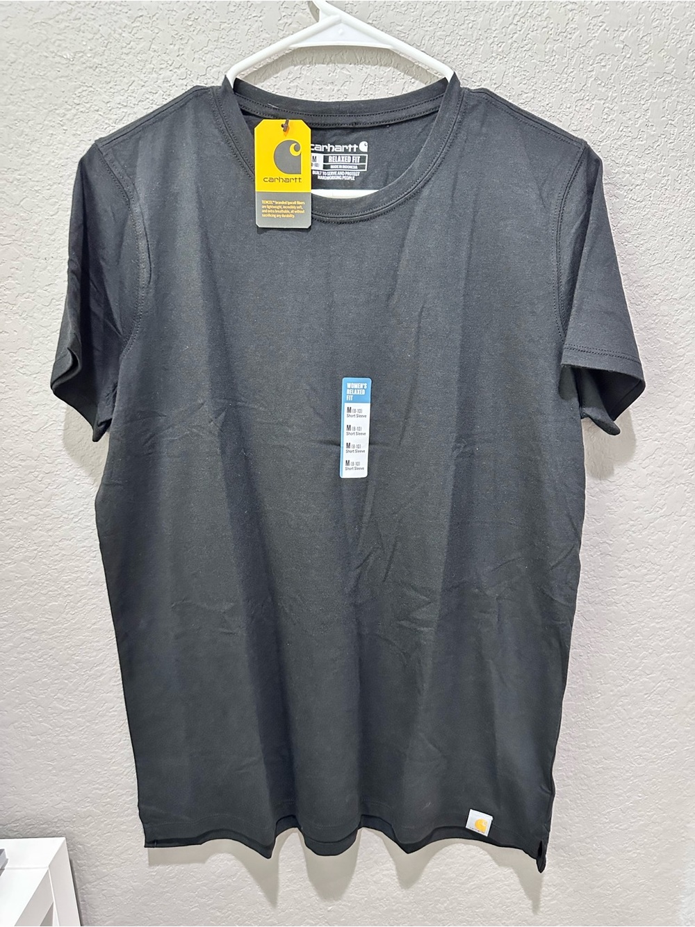 Carhartt Black Short-Sleeve Crewneck women’s‎ Tee shirt